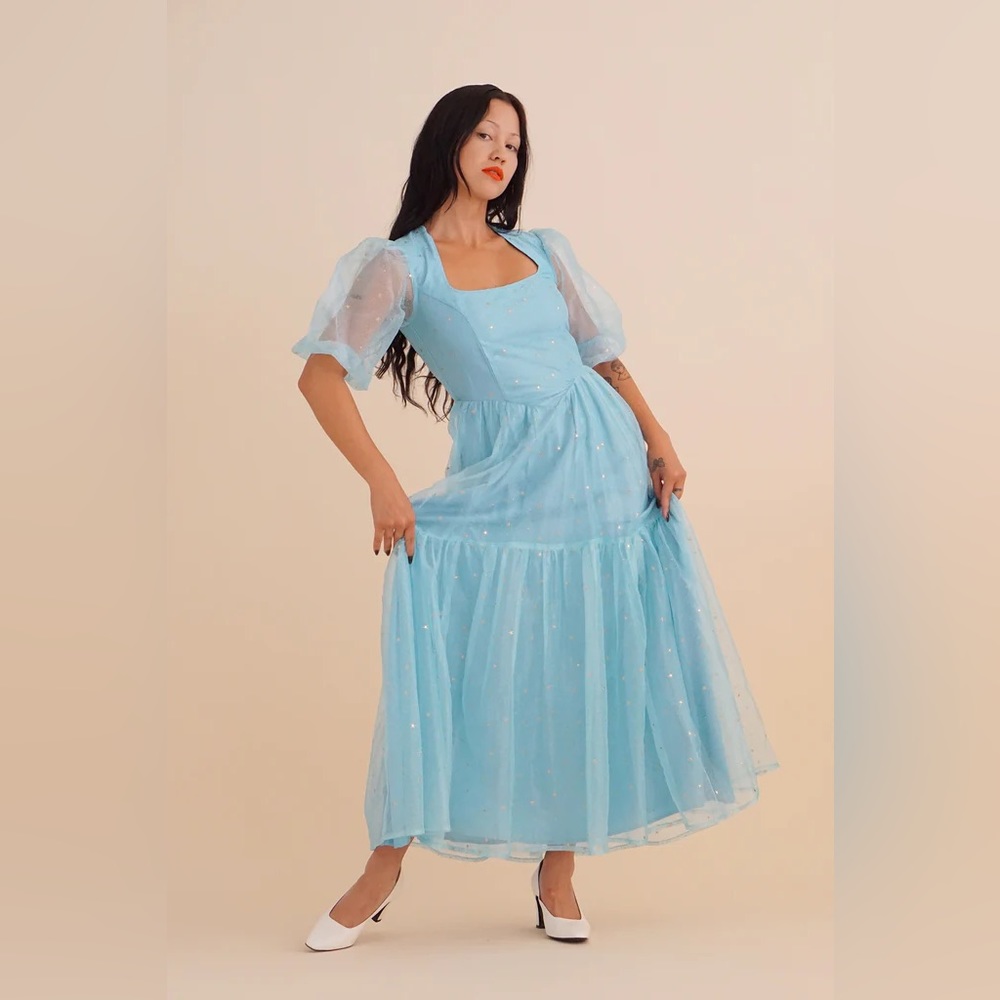 Samantha Pleet Dress size 16 wedding guest ballroom anthropologie xl puff sleeve